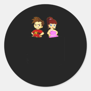 Desi Bollywood Movies Hum Tum On Valentines Day  Classic Round Sticker