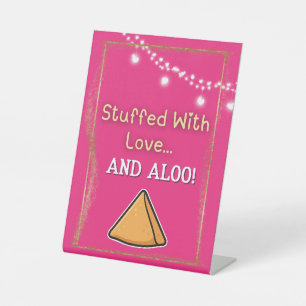 Desi Indian Pakistani Wedding Mehndi Food Sign