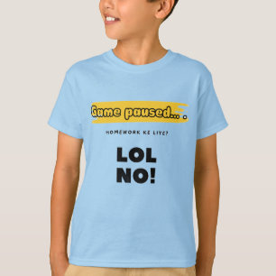 Desi Urdu Funny Design: Game is on! T-Shirt