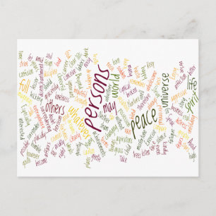 Desidera(R)ta positive words Postcard