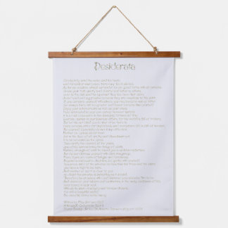 Desiderata ArtbrushUI Hand Jewel Hand Font Hanging Tapestry