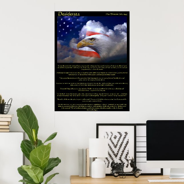 Desiderata Bald Eagle 2 Posters (Home Office)