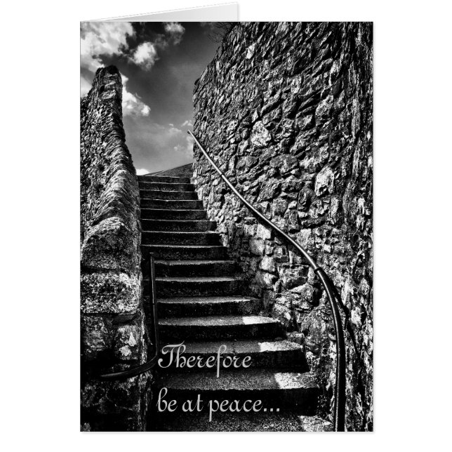 Desiderata Be At Peace notelet / card (Front)