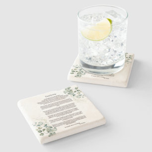 Desiderata by Max Ehrmann  Stone Coaster