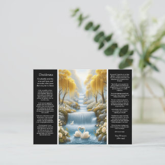 Desiderata Heart's Embrace, Valley's Grace Postcard