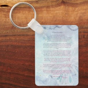 Desiderata  keychain
