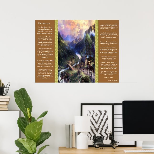 Desiderata Mountain View Posters (Home Office)