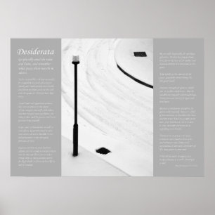 Desiderata - One,Two, Three, Snow! Poster