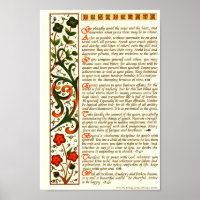Desiderata Poem by Max Ehrmann Hand Calligraphy