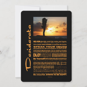 Desiderata Poem Photographing The World #1