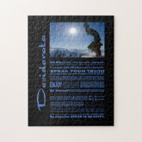 Desiderata Poem Snowboard Extreme