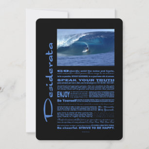Desiderata Poem Surfing In Hawaii