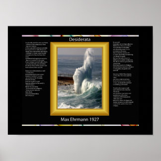 DESIDERATA Splash Posters