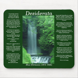 DESIDERATA Water Fall Mousepad