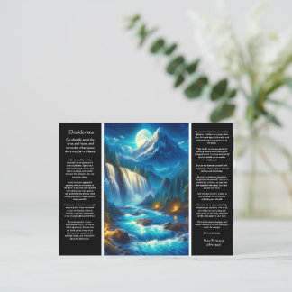 Desiderata Waterfall Echoes of the Desiderata Postcard