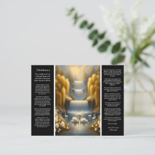 Desiderata Waterfall: Golden Valley, Heartfelt Postcard