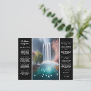 Desiderata Waterfall: Turquoise Pool, Rainbow's Postcard