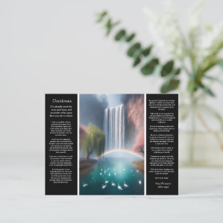 Desiderata Waterfall: Turquoise Pool, Rainbow's Postcard