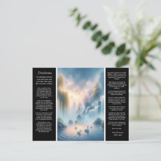 Desiderata Waterfall Whispers of Dawn Postcard