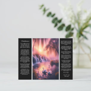 Desiderata Waterfall: Willow & Rose Twilight Postcard