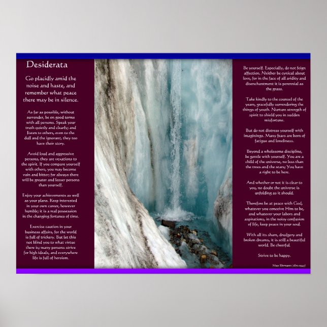 DESIDERATA Waterfalls Posters 10 (Front)