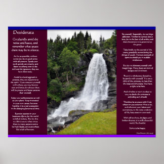 DESIDERATA Waterfalls Posters 13