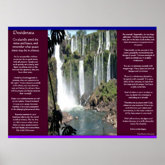 DESIDERATA Waterfalls Posters 3