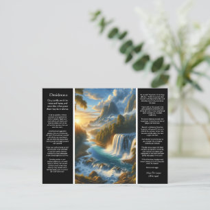 DESIDERATA Whispers Beneath the Falls Postcard