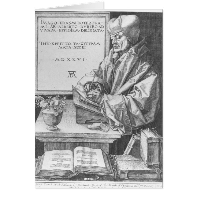 Desiderius Erasmus  of Rotterdam, 1526 (Front)