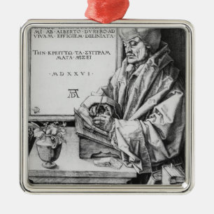 Desiderius Erasmus of Rotterdam, 1526 Metal Tree Decoration