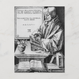 Desiderius Erasmus  of Rotterdam, 1526 Postcard