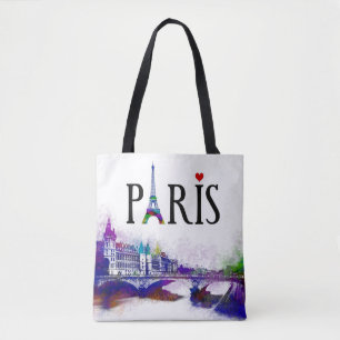 design 177 Paris France Tote Bag