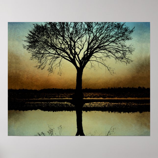 design 178 Tree Silhouette Poster (Front)