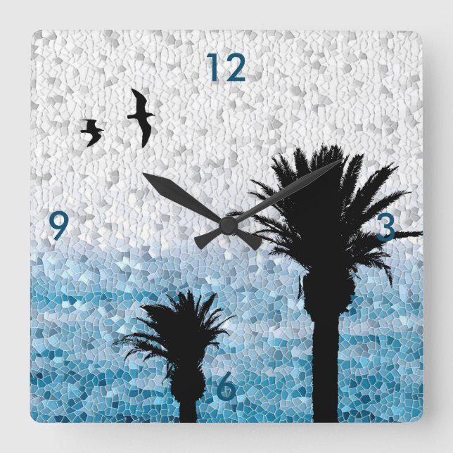 Design 25 square wall clock (Front)