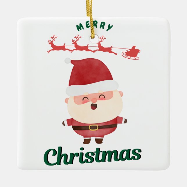 Design 2 ceramic ornament (Front)