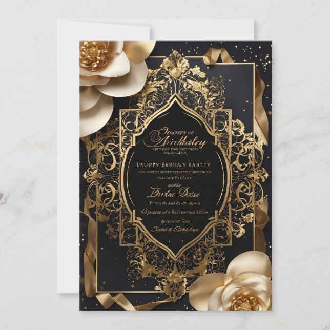Design a birthday invitation (Front)