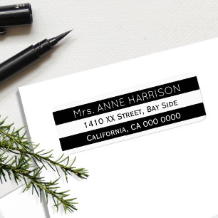 Design a Black & White Striped