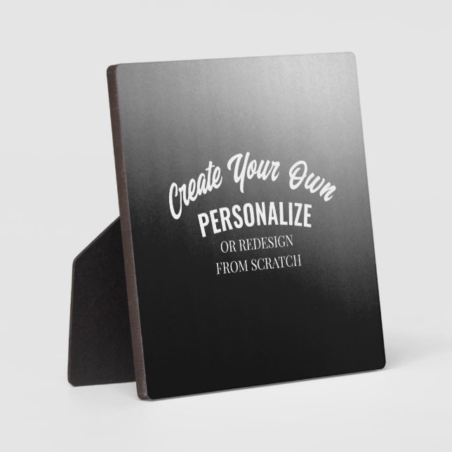 Design a Fully Customised Plaque (Front)