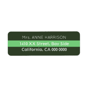 design a green striped