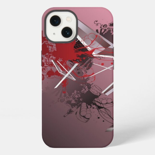 Design Backgrounds iPhone Case (Back)