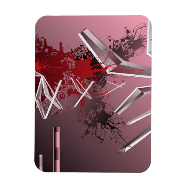 Design Backgrounds Magnet (Vertical)
