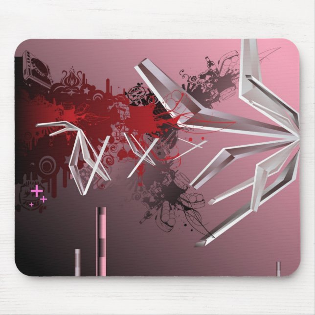 Design Backgrounds Mouse Pad (Front)