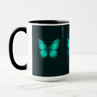 DESIGN BORBOLETTES VERDES Caneca Combo Mug