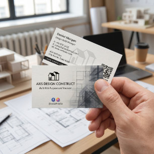 Design-Build Firms Business White Sketch Card