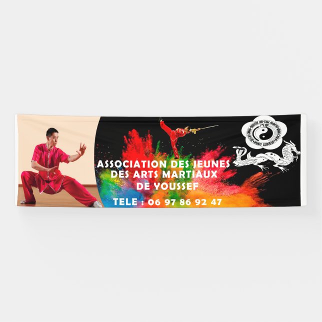 Design by exquisite martial arts artist banner (Horizontal)