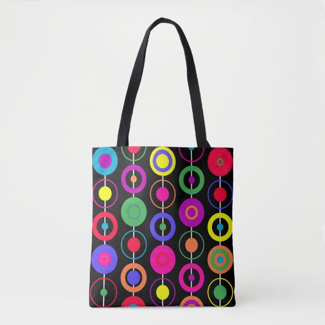 Design circles tote bag (Front)
