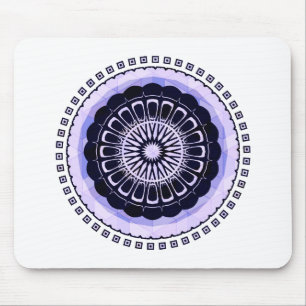 design circular pattern mandala mouse pad