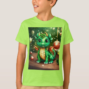 Design Concept for "Dragon's Fiery Fury" T-Shirt