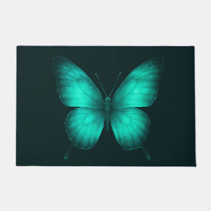 DESIGN DE Tapete BORBOLETA VERDES Doormat