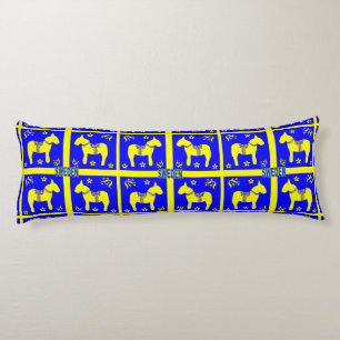 design elements of symbols of Sweden Body Cushion